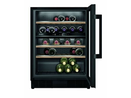 Siemens iQ500 KU21WAHG0 - Vinkjøler - under disken - innebygd - fordypning - bredde: 60 cm - dybde: 56 cm - høyde: 82 cm - 120 liter - Klasse G