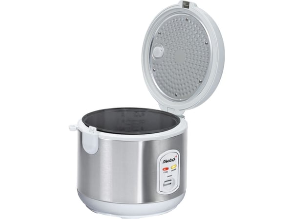Steba RK 2 - Riskokare - 1.8 liter - 700 W - rostfritt stål / vitt