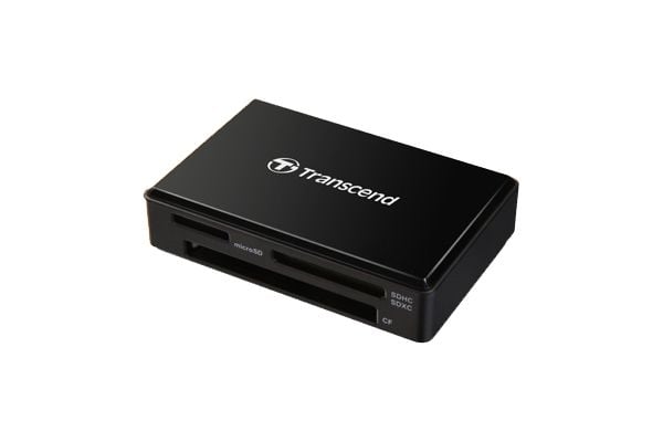 Transcend Multi-Card Reader RDF8 - Kortinlukija (MS, CF, SDHC, MS Micro, microSDHC, SDXC, SDHC UHS-I, SDXC UHS-I, MS XC) - USB 3.0