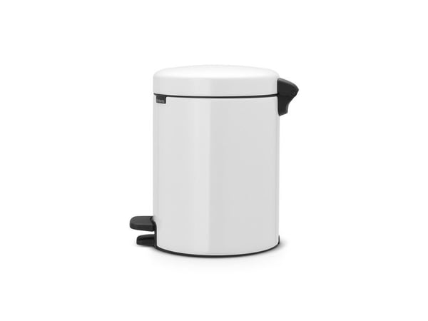 Brabantia newIcon - Søppelbøtte - flipp-lokk - 5 L - fotpedal - hvit