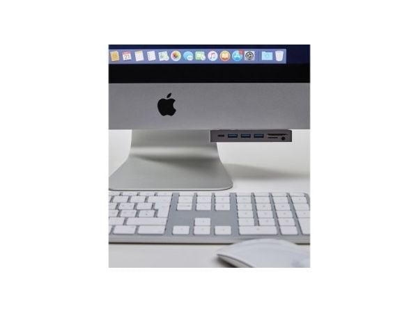 HUB USB LMP 1x SD 1x USB-C 1x microSD + 3x USB-A 3.0 (LMP-USBC-ATT-HUB-SL)