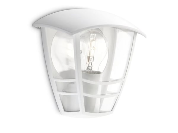 Philips myGarden Creek - Vägglampa - 1 uttag - E27 - lykta - vit