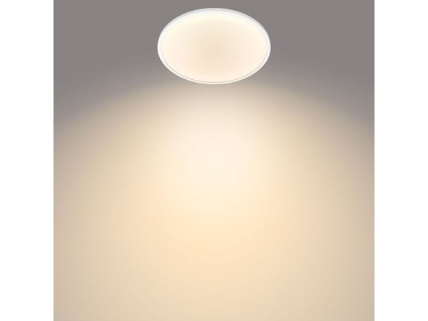 Philips Toiminnollinen Superslim kattovalaisin 15W, LED, Ei vaihdettavissa oleva hehkulamppu, 2700 K, 1300 lm, IP20, Valkoinen