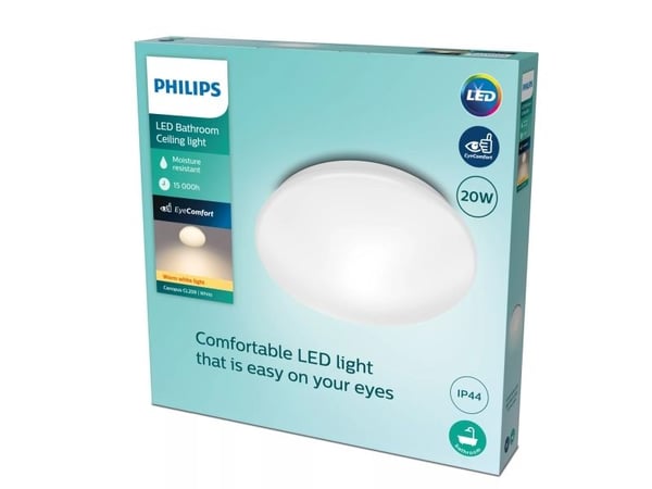 Philips Canopus CL259 - Innertakslampa - LED - 20 W - varmt vitt ljus - 2700 K - vit