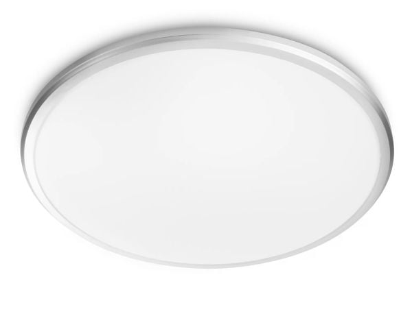 Philips Funksjonell Spray-taklampe, 17 W, LED, Ikke-utskiftbare pærer, 1500 lm, IP44, Sølv