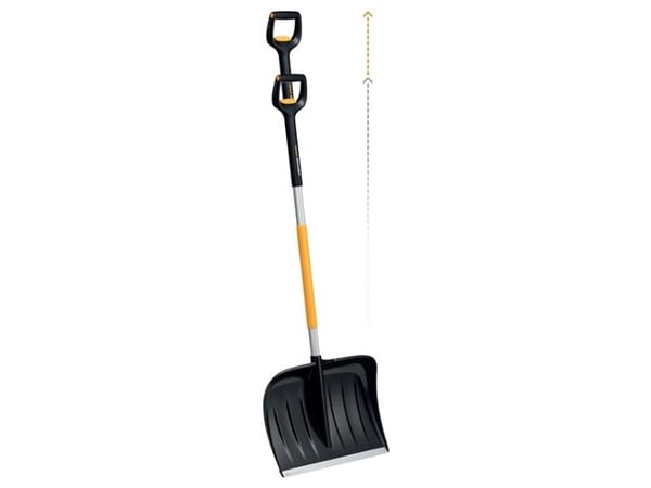 Fiskars 1057189, Snøskuffe, Metall, Sort, Oransje, Regulerbar, Ergonomisk, Polen, 53,2 cm