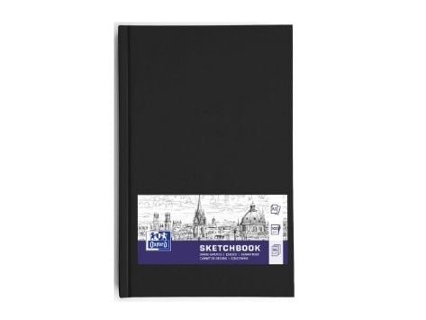 Oxford 400152622, Monokromatiskt, Svart, A5, 48 ark, 100 g/m ^, Inbunden