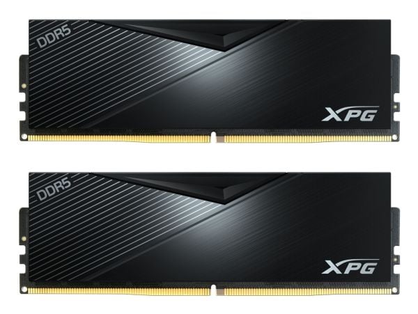 XPG LANCER - DDR5 - sats - 32 GB: 2 x 16 GB - DIMM 288-pin - 6000 MT/s / PC5-48000 - CL30 - 1.35 V - ej buffrad - on-die ECC - svart