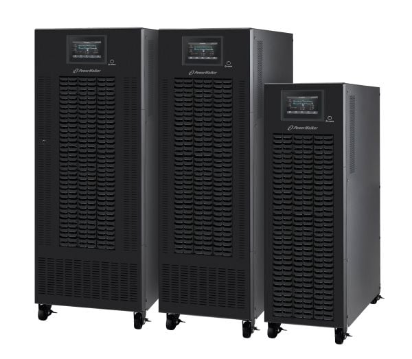PowerWalker VFI 20K CPG PF1 3/3 BI, Dobbeltkonvertering (Online), 20 kVA, 20000 W, Sinus, 190 V, 520 V