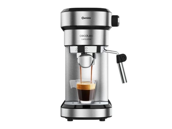 Cecotec Cafelizzia 790 Steel, Espressomaskin, 1,2 l, Malt kaffe, 1350 W, Rustfritt stål