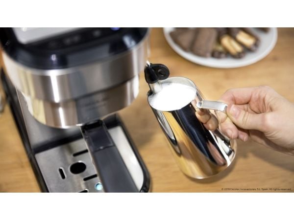 Cecotec Cafelizzia 790 Steel, Espressomaskin, 1,2 l, Malt kaffe, 1350 W, Rustfritt stål