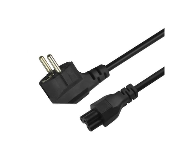 SAVIO CL-158 - Virtajohto - IEC 60320 C5 virtalähteeseen CEE 7/7 - 250 V - 3 A - 3 m - musta