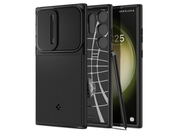 Spigen ACS05639, Omslag, Samsung, Galaxy S23 Ultra, 17,3 cm (6.8"), Svart