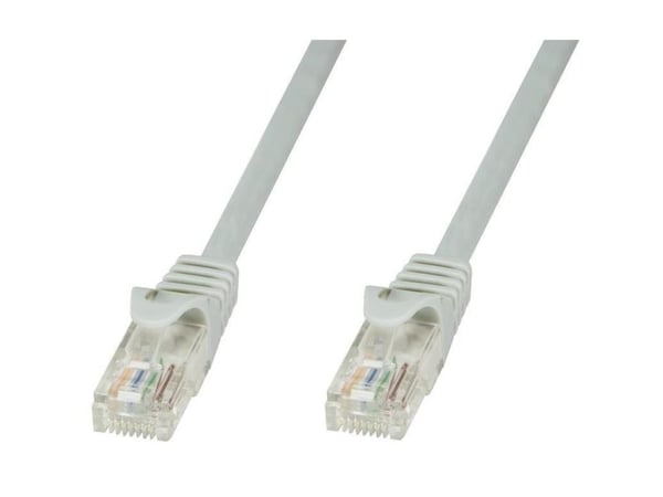 Techly ICOC CCA5U-100T, 10 m, Cat5e, U/UTP (UTP), RJ-45, RJ-45, harmaa