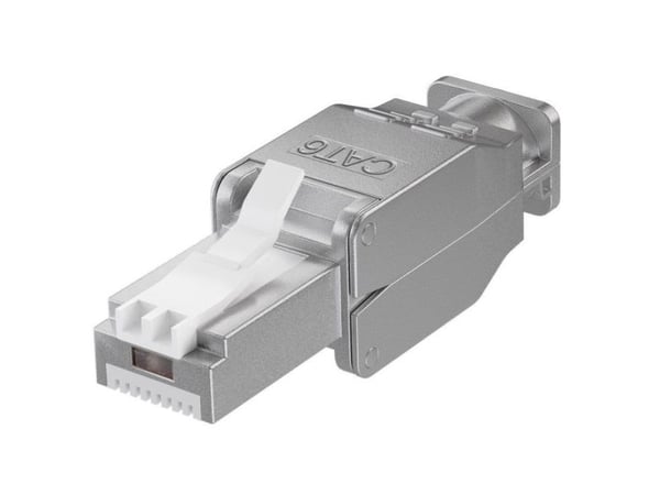 Techly IWP-8P8C-TLS6T, RJ-45, Sølv, Plast, Cat6, F/UTP (FTP), 22/24