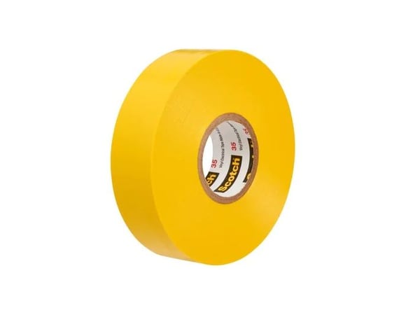 3M 7100238736, 1 kpl, Keltainen, PVC-muovi, 600 V, Kupla, UL Listed, VDE, CSA Certified, RoHS 2015/863/EU Compliant