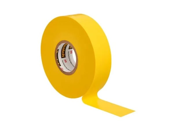 3M 7100238736, 1 kpl, Keltainen, PVC-muovi, 600 V, Kupla, UL Listed, VDE, CSA Certified, RoHS 2015/863/EU Compliant