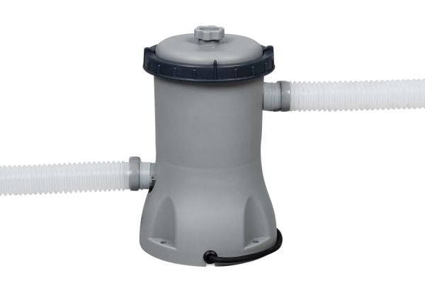 Bestway 57372, 12362 l, Oppblåsbart basseng, Voksen og barn, Stige, Grå, 38,8 kg