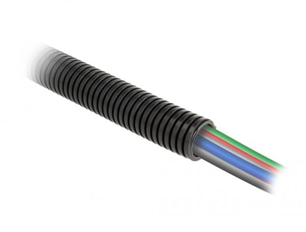DeLOCK 60460, Musta, Muovi, 1 kpl, 3,45 cm, 1000 mm