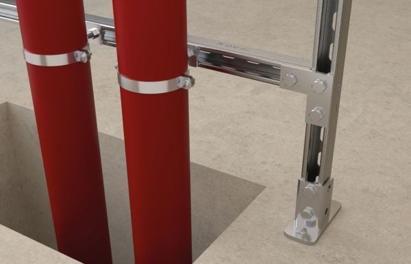 Fischer 500725, Rörklammer, Zink stål, 10 styck