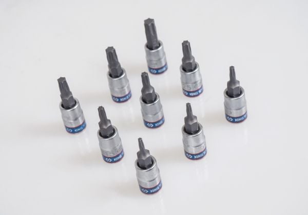 King Tony 2033, 1 kpl, Torx, T30, Kromi, Terästä, 37 mm, 16 g