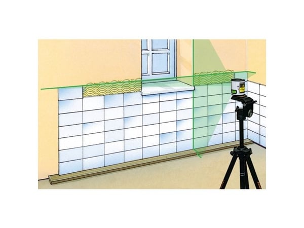 Laserliner FixPod 155 cm, 3 jalkoja, musta, 150 cm, 1,4 kg