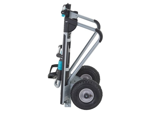 wolfcraft GmbH 5535000, Plast, Stål, Håndtruck, Sort, Grå, Turkis, 200 kg, 2 hjul, 630 mm