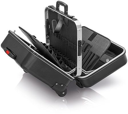 Knipex BIG Twin Move - Hjulförsedd väska för verktyg - hård sida - ABS-plast, aluminiumram - svart