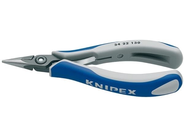 KNIPEX præcisions-elektronik-gribetang, flade runde kæber