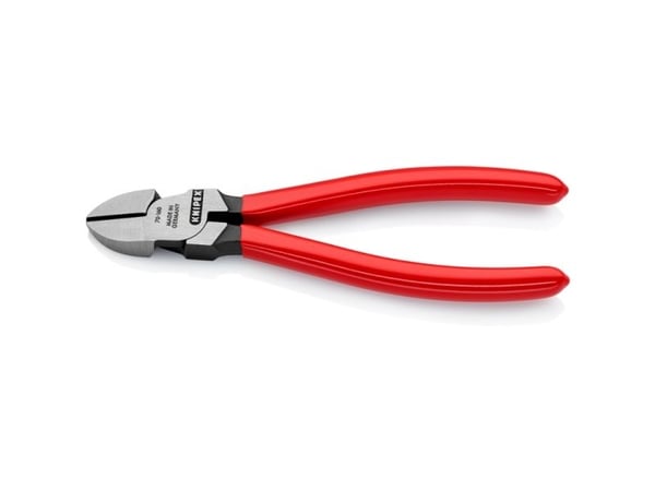 Knipex 70 01 160, Diagonal avbitartång, 4 mm, Kromvanadinstål, Plast, Röd, 50 mm