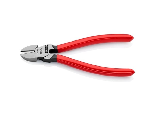 Knipex 70 01 160, Diagonal avbitartång, 4 mm, Kromvanadinstål, Plast, Röd, 50 mm