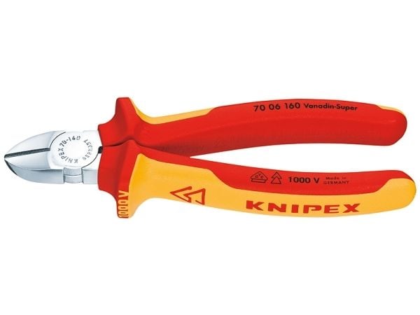KNIPEX - Diagonal skärpincett - isolering - 125 mm