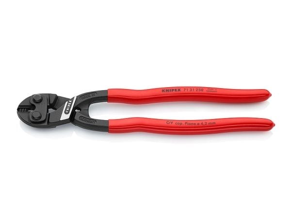 Knipex CoBolt XL, Voimaleikkurit, 6 mm, Metalli, Metalli, Muovi, Punainen, 250 mm
