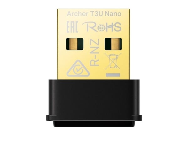 TP-Link Archer T3U Nano, Trådløs, USB, WLAN, Wi-Fi 5 (802.11ac), 1267 Mbit/s, Lajittelu