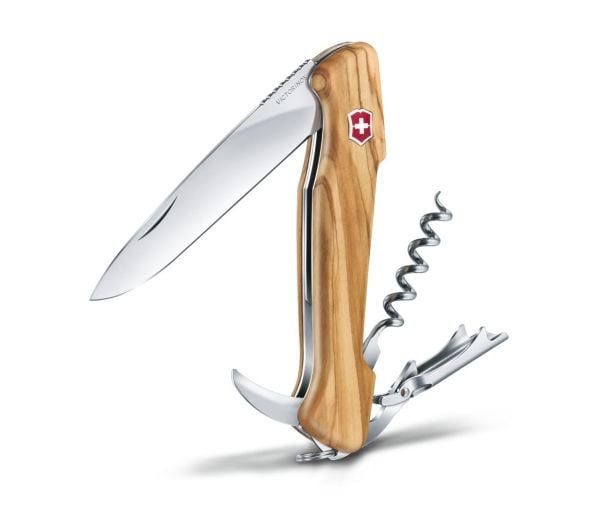Victorinox Wine Master, Klappkniv med lås, Multiverktøyskniv, Klipp punkt, Tre, Sølv, 6 verktøy