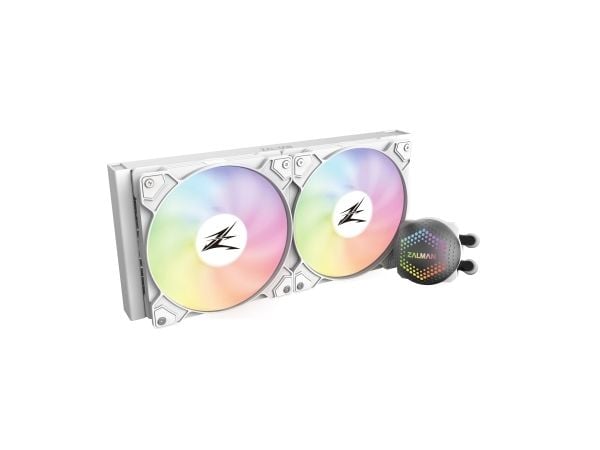 Zalman ALPHA28 White CPU Liquid Cooler 280mm Radiator 2 x 140 mm Fan ARGB pump Dual, Liquid Cooling Kit, 14 cm, Vit