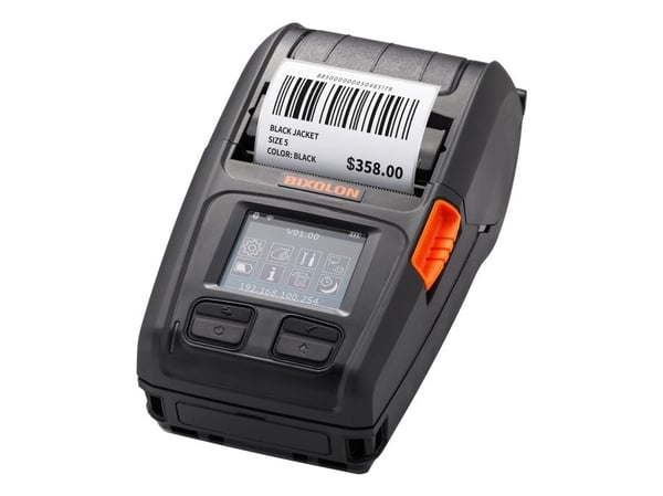 BIXOLON XM7-20 - Etikettskriver - direktetermisk - Rull (5,8 cm) - 203 dpi - inntil 152 mm/sek - USB 2.0, seriell, Bluetooth 5.0 - svart