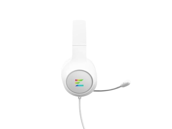 Zalman ZM-HPS310 WH, Koblet med ledninger (ikke trådløs), Spilling, 20 - 20000 Hz, 243 g, Hodesett, Hvit