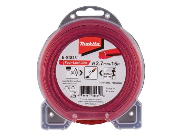 Makita - Mowing line - for grass - lengde: 15 m - for Makita DUR369AZ, UR012GZ02, UR101CZ