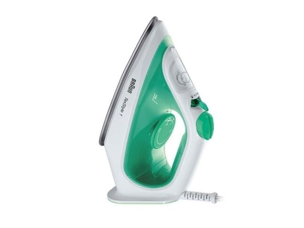 Braun TexStyle 1 SI 1040 GR - Dampstrykejern - såleplate: SuperCeramic - 2000 W - hvit/grønn