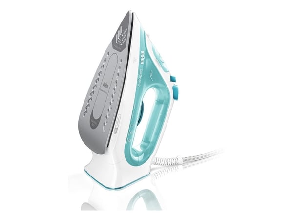 Braun TexStyle 3 SI 3041 - Dampstrykejern med automatisk slukking - såleplate: FreeGlide 3D SuperCeramic - 2350 W - turkis