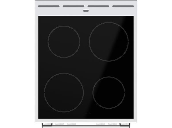 Gorenje G400 GEC5A21WG - Komfyr - frittstående - bredde: 50 cm - dybde: 59.4 cm - høyde: 85 cm - med selvrens - hvit