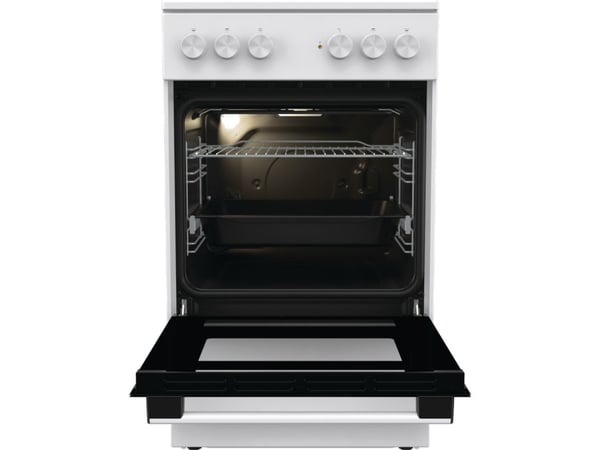 Gorenje G400 GEC5A21WG - Komfyr - frittstående - bredde: 50 cm - dybde: 59.4 cm - høyde: 85 cm - med selvrens - hvit