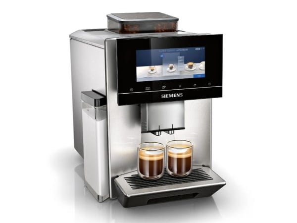 Siemens EQ900 TQ905D03 - Automatisk kaffekokare med mjölkskummare - 19 bar - rostfritt stål