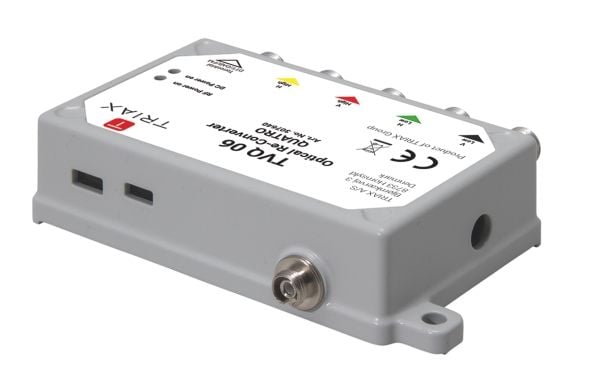 Triax TVQ 06, Grå, 20 V, 0,4 A, -10 - 60 °C, 26 mm, 61 mm