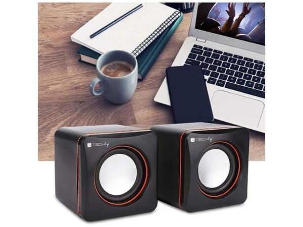 Techly Mini 2.0 3W PC-høyttalere