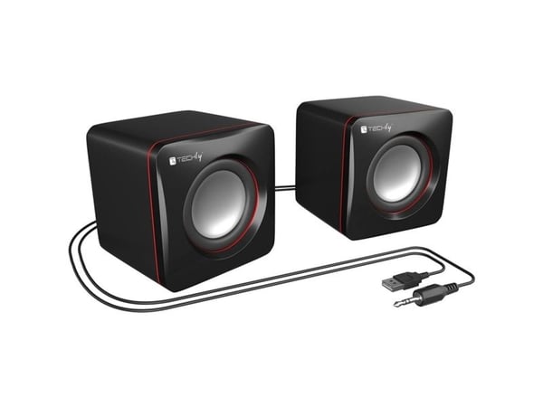 Techly Mini 2.0 3W PC-høyttalere