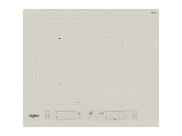 Whirlpool WLB6860NE/S, Silver, Inbyggnad, Induktionshäll, Keramik, 4 zon(er)