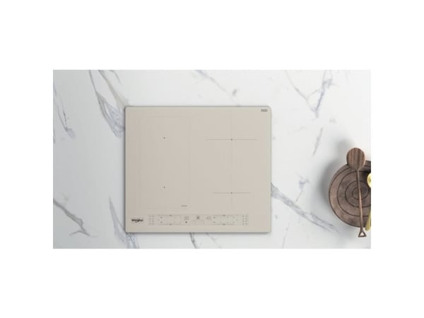 Whirlpool WLB6860NE/S, Silver, Inbyggnad, Induktionshäll, Keramik, 4 zon(er)