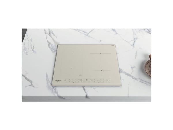Whirlpool WLB6860NE/S, Silver, Inbyggnad, Induktionshäll, Keramik, 4 zon(er)